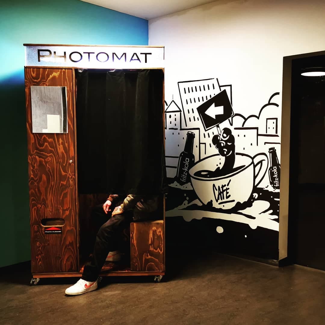 Klassische Fotokabine von Photomat Hamburg